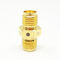 50Ohm Gold Plated SMA Straight Female to Female RF Coaxial Adapter