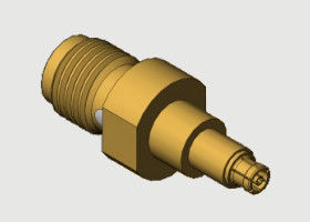 Straight SMA Female To Mini SMP (SMPM, SSMP) Female Adapters Up To 18 GHz for Harsh Environments