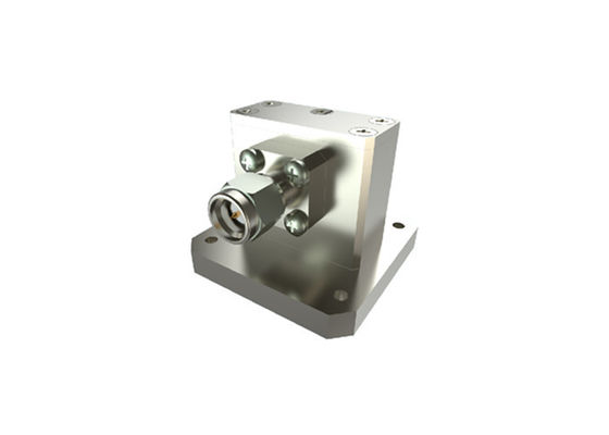 6.5GHz~18GHz WRD650 Ridge Waveguide To Coaxial Adapter SMA Male Right Angle SMA/WRD650-JF