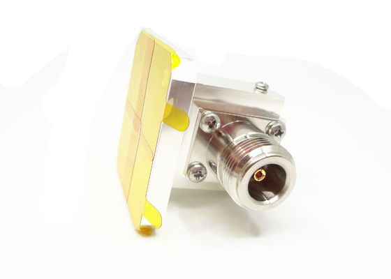 WR90 BJ100 To N Female Right Angle Waveguide To Coax Adapter 8.2GHz~12.5GHz N/BJ100-KF