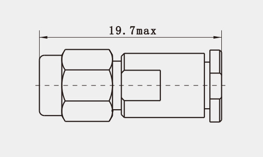 High Performance MSSM Male Stainless Steel RF Coaxial Connector for MF147A Cable