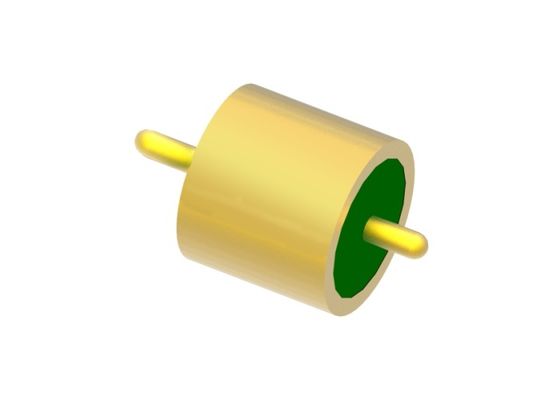 Single Pin RF 50Ohm Glass To Metal Seal Connectors Hermetic M2018-3