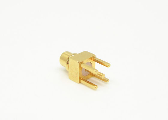 Straight PCB Circuit Board MMCX Small Coaxial Cable Connectors 50Ω Impedance