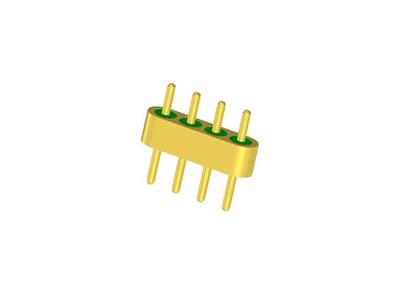 4 Pin Hermetically Sealed Connectors DC Multi Pin Header Connectors With Full Radius Tip