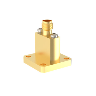 WR34 BJ260 থেকে K2.92 মিমি মহিলা শেষ লঞ্চ ওয়েভগাইড টু কোএক্স অ্যাডাপ্টার 21.7GHz~33GHz K/BJ260-KFE5