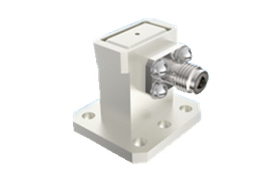 15GHz-22GHz K2.92mm ডান কোণ থেকে WR51 ওয়েভগাইড কোএক্সিয়াল অ্যাডাপ্টার, মহাকাশ শিল্পের জন্য