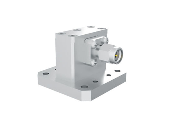 7.5GHz~18GHz WRD650 থেকে SMA পুরুষ ডান কোণ ওয়েভগাইড থেকে কোএক্স অ্যাডাপ্টার SMA/WRD750-JF