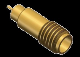 SSMA Female Bulkhead RF Connector 18GHz 50Ω Kovar Alloy