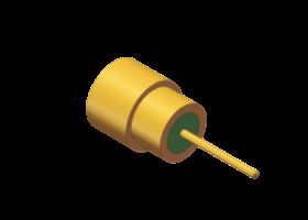 PCB সোল্ডারিংয়ের জন্য Hermetically সিল 50Ω গোল্ড প্লেটেড SMPS RF সংযোগকারী পুরুষ PCB 60GHz