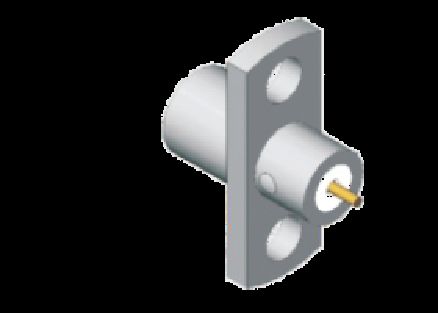 স্টেইনলেস স্টীল এসএমপি পুরুষ অর্ধ-ডিটেন্ট প্ল্যানেল মাউন্ট এসএমপি প্লাগ 2 গর্ত ফ্ল্যাঞ্জ মাউন্ট সীমিত ডিটেন্ট ফ্রিকোয়েন্সি 18 গিগাহার্টজ পর্যন্ত