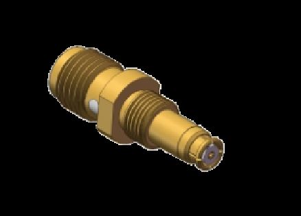 সোজা এসএমএ জ্যাক থেকে এসএমপি জ্যাক অ্যাডাপ্টার ফ্রিকোয়েন্সি রেঞ্জ 0.3MHz থেকে 18GHz মাইক্রোওয়েভ উপাদান ব্যবহার করে