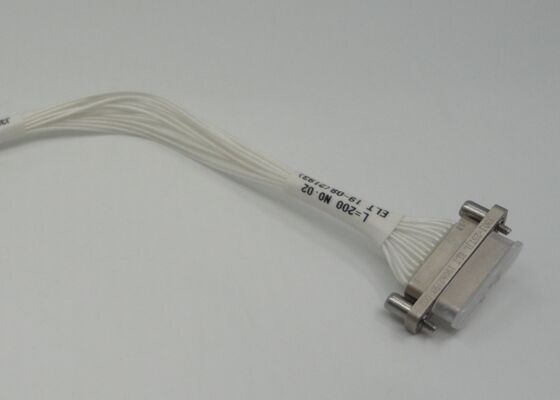 J30J সিরিজ সংযোগকারী 25 যোগাযোগ ডিভাইসের জন্য ভিন্ন তারের দৈর্ঘ্য সহ পুরুষ প্লাগ