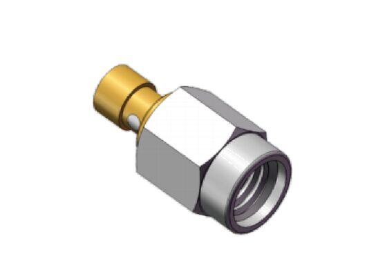 50 Ω 18GHz মিনি এসএএমএ পুরুষ এসএসএমএ আরএফ কোএক্সিয়াল সংযোগকারী মেশিং ক্যাবল সিএক্সএন 3506 এমএফ 108 এ