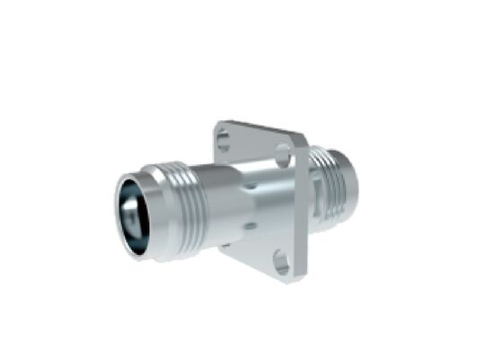 50Ω 11GHz TNC জ্যাক থেকে জ্যাক অ্যাডাপ্টার অ্যারোস্পেস RF সংযোগকারী কম সন্নিবেশ ক্ষতি সর্বোচ্চ 0.3dB