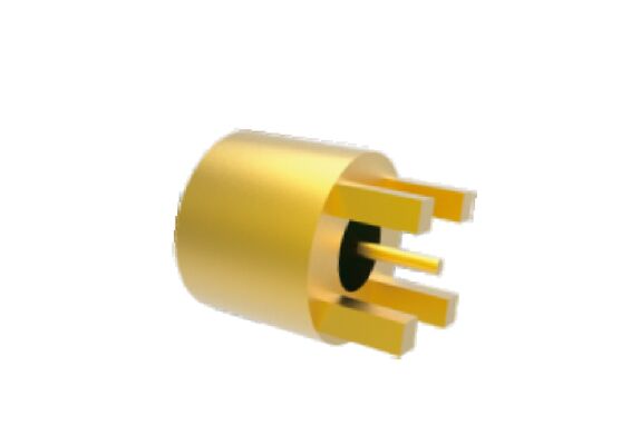 50Ω 40GHz হার্মেটিকলি সিলড কোভার অ্যালোয় শেল 4 পা পিসিবি সোল্ডার এয়ারস্পেস আরএফ সংযোগকারীদের জন্য হোল সংযোগকারীদের মাধ্যমে