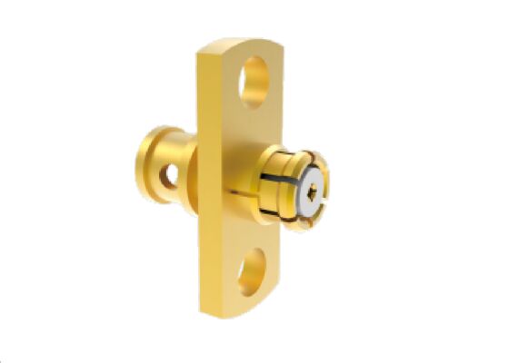 50Ω 18GHz SMP জ্যাক 2 হোল ফ্ল্যাঞ্জ অ্যারোস্পেস আরএফ সংযোগকারী CXN3506 কেবলের জন্য মিলন