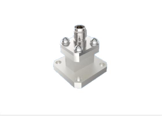 WR 42 Waveguide থেকে 2.92mm K টাইপ অ্যাডাপ্টার 18GHz~26.5GHz এন্ড লঞ্চ অ্যারোস্পেস RF কানেক্টর K ব্যান্ডের জন্য ব্যবহার করছে