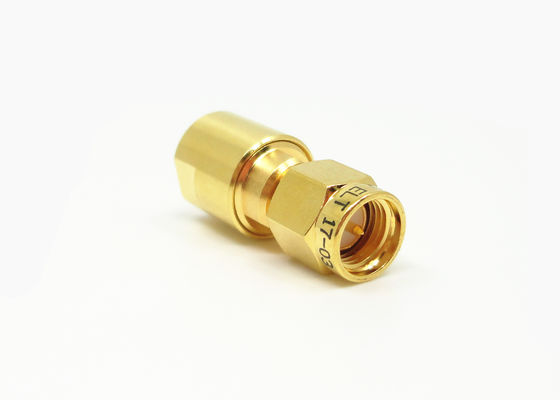 LMR200 MF147B CXN3449 কেবলের জন্য মিনি আকারের ব্রাস পুরুষ এসএমএ আরএফ সংযোগকারী
