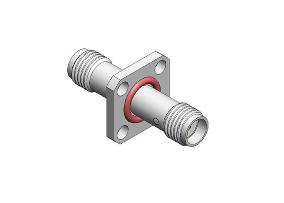 50Ω Hermetically সিল SMA মহিলা থেকে মহিলা জলরোধী RF অ্যাডাপ্টার