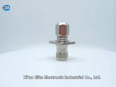 TNC সোজা মহিলা 4-হোল ফ্ল্যাঞ্জ আরএফ কোএক্সিয়াল সংযোগকারী SFF-50-1.5-1/SYV-50-2-1 ক্যাবলের জন্য