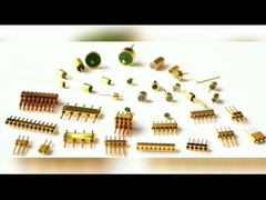 হার্মেটিক গ্লাস টু মেটাল সিল সংযোগকারীরা আরএফ ফিডথ্রু মাল্টি পিন হেডার